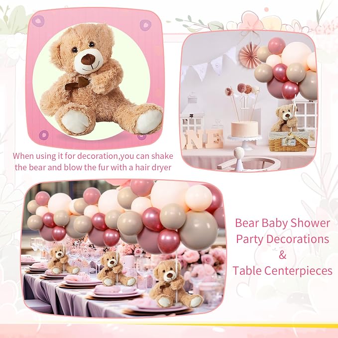 Meooeck 185 Pcs Bear Baby Shower Party Decorations Table Centerpieces 5 Pcs 13. - Image 6