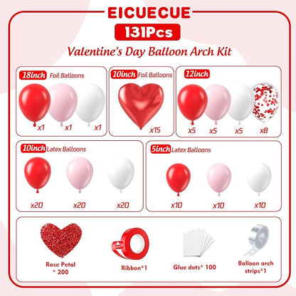 Valentines Day Balloons Garland Arch Kit - Image 2