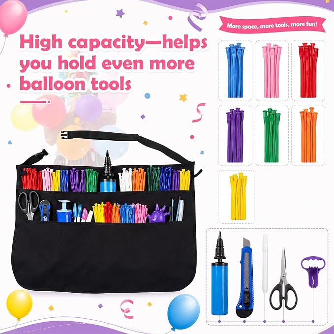 Cuffbow Multi Pocket Balloon Organizer Bag, Balloon Organizer Belt - Image 3
