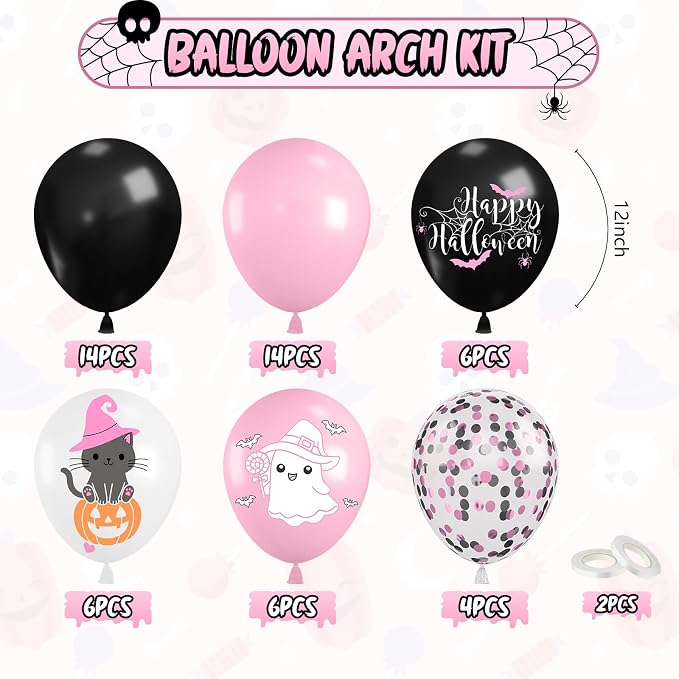 Halloween Balloons, Ghost Printed Balloon - Image 2