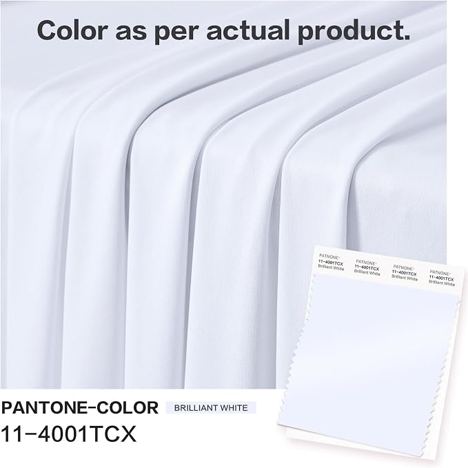 20ft×12ft White Backdrop Curtain - Image 3