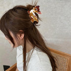 Deer Hair Clips for Women Christmas Reindeer Hair Claw Clips Cute Strong Hold Brown Fawn Hair Jaw Clip Non-slip Animal Hair Barrettes Christmas Holiday Hair Accessories for Thick Thin Hair Decoration