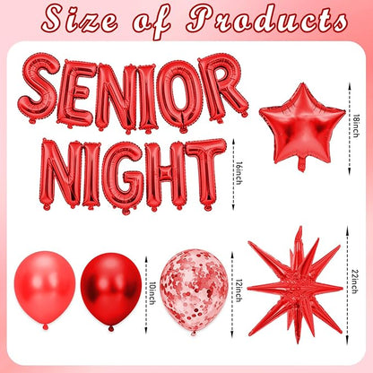 Red Senior Night Decorations - Image 2