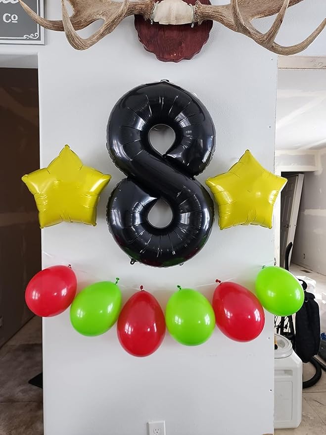 Number Foil Balloons 40 Inch 7 Balloon - Image 2
