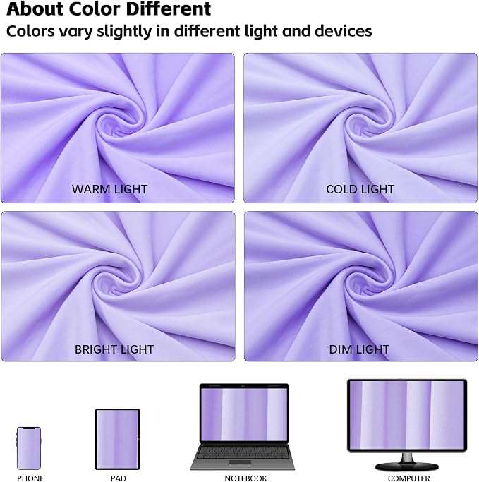 10x10ft Wrinkle Free Lavender Backdrop Curtain - Image 7