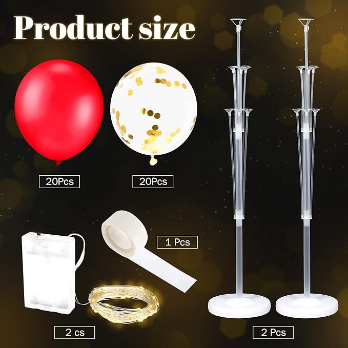 2 Set Floor Balloon Column Stand Kit - Image 3