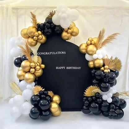 50 Pack Metallic Gold Balloons 12 Inch - Image 3