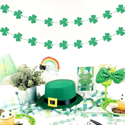 St-Saint Patricks-Day Decorations Shamrock Green-Garland - 35ft St. Patrick's - Image 5