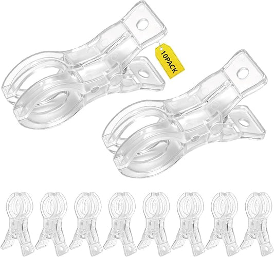10 Pcs 3.5 Inch Clear Balloon Arch Clips by Unknown