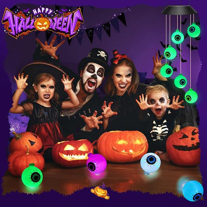 Winzwon Halloween Decorations Outside Solar Outdoor Lights | Waterproof Wind - Image 5