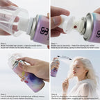 White Temporary Hair Color Spray, SOVONCARE Natural Hair Wax Dye Spray for Kids Halloween, Christmas Party, Cosplay -On 1-Day Washable 120ML