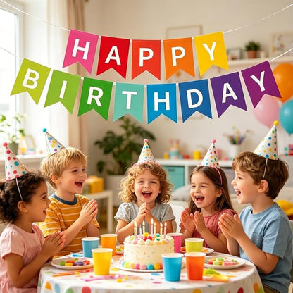 Happy Birthday Banner Birthday Party Supplies - Image 6