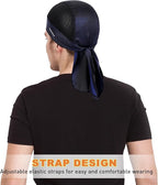 Bandanas Skull Caps for Men, Women Skull Cap Helmet Liner Cycling Hat Durags Motorcycle Bandana Sweat Wicking Do Rag