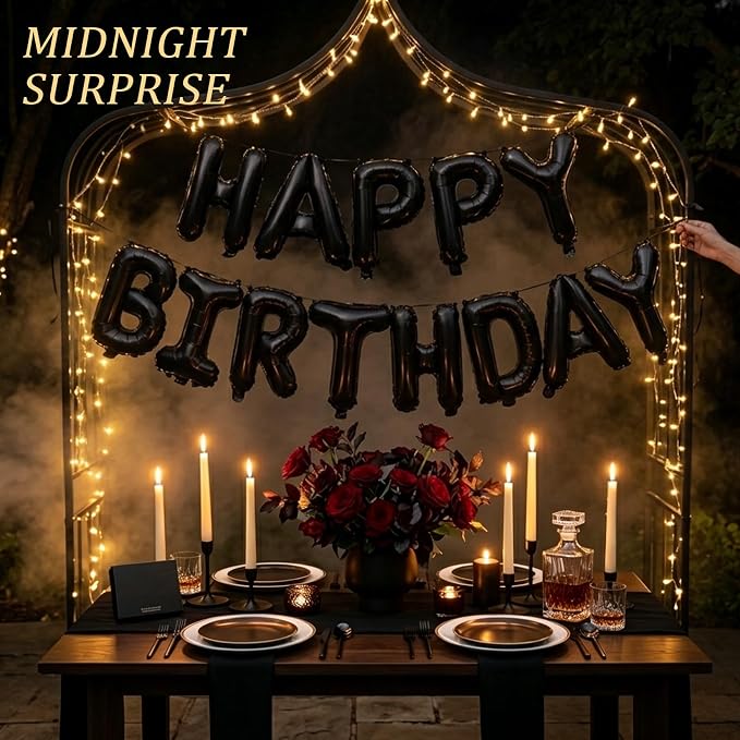CARGEN 16in Happy Birthday Balloons Banner - Image 5