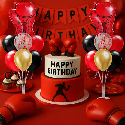 Seematn 2 Set Boxing Balloon Stand Kits Boxing Balloons Sticks Holder - Image 5