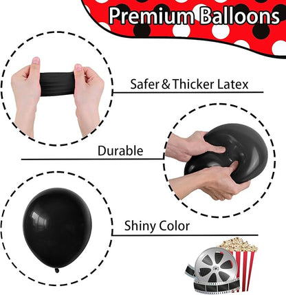Red and Black Balloons Arch Kit - Image 4