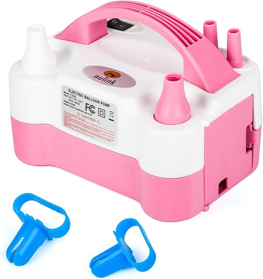 Electric Balloon Pump, Portable Electric Balloon Blower Machine Balloon Air by NuLink