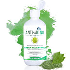 Pure Green Tea Extract for Skin and Hair – Cold-Processed Antioxidant, Polyphenol & EGCG Serum with USDA Organic Leaves – Natural - Alcohol-Free - 8 fl oz