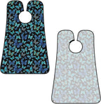 Beard Hair Catcher Bib, Waterproof Non-Stick Grooming Apron for Shaving Trimming, Perfect for Men Dad, Beautiful Butterflies Blue Butterfly Shave Bib