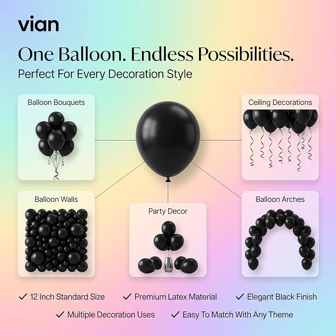 Balloons 100 Pack 12 Inch – Latex Party Balloons - Image 4
