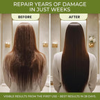 Double Treatment Collagen Hair Mask with Acai Oil, Damage Repair Hair Treatment Cream for Dry, Damaged & Color-Treated Hair, Sulfate & Paraben-Free, Suitable For All Hair Types, 16.9 fl oz / 500 ml