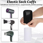 2Pcs Hair Dryer Sock Diffuser Cover, Universal Sponge Hair Dryer Diffuser Cover Hair Dryer Attachment Portable Soft Curly Hair Diffuser Cap for Home Travel Hotel Hairstyling Accessories