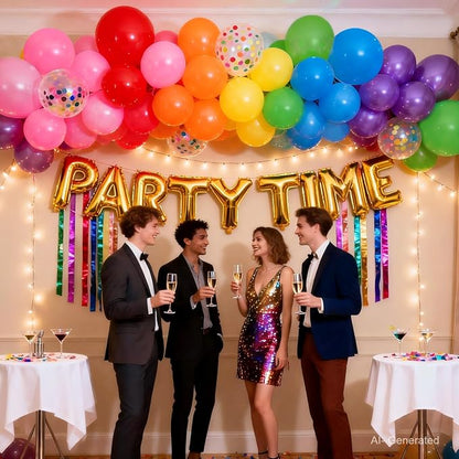 Rainbow Balloons Arch Kit - Image 7