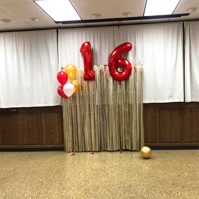 Red 1 Balloon Number for 1st Girls Birthday, 40 Inch Number Foil Balloons 0-9 - Image 7