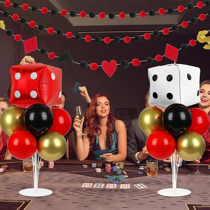 Naozinebi Casino Party Balloons Stand Kit 2 Sets - Image 6