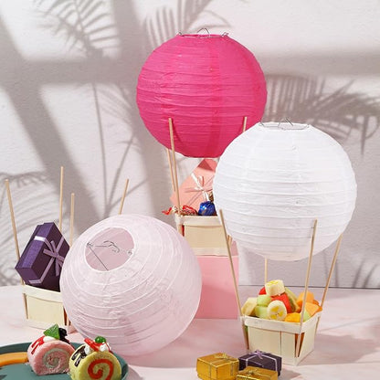 24 Set Hot Air Balloon Table Centerpieces Baby Shower Party Decoration Paper - Image 5