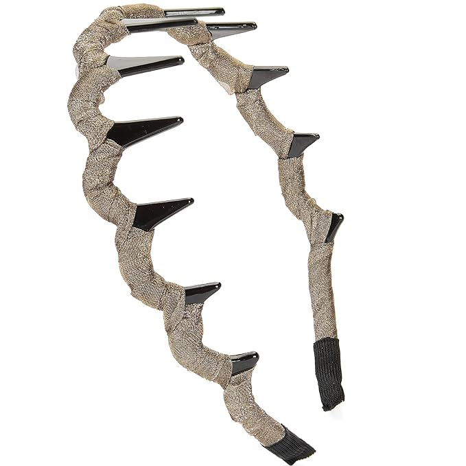 STHUAHE4PC Multicolor Protection Resin Teeth Comb Hair Hoop Hairband Headband Hair Accessories for female by Beauty hair (Khaki, brown, dark gray, black)