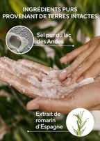 AROMATICA Rosemary Salt Scrub Shampoo - Hair Loss Korean Scalp Detox Shampoo with Rosemary Scalp Oil | Scalp Exfoliator with Salt Scrub for Oily Scalp | Sulfate Free, Silicone Free (10.5 oz / 300g)
