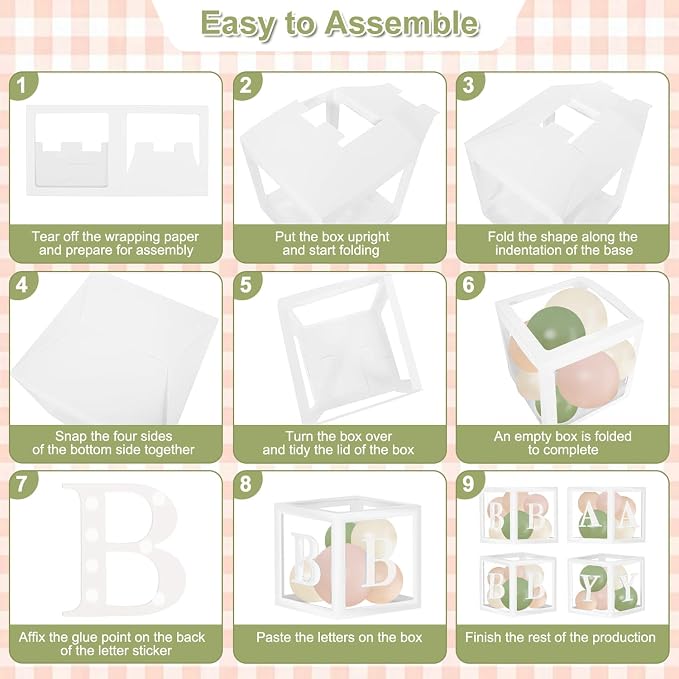 CROSSFINGERS Pink and Sage Green Wildflower Baby Shower Decorations | 132Pcs - Image 6