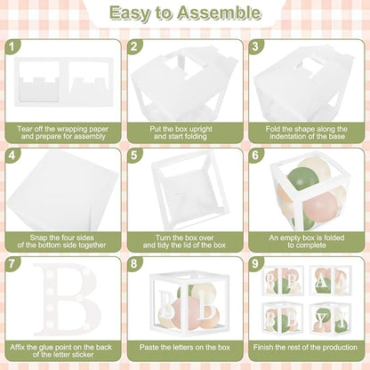 CROSSFINGERS Pink and Sage Green Wildflower Baby Shower Decorations | 132Pcs - Image 6