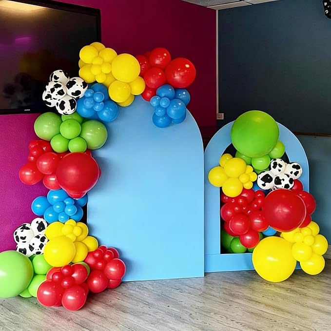 YMSZ Cow Print Balloons Arch Kit, 18 12 10 5 inch Latex Balloons - Image 5