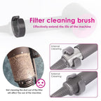 Upgraded Hair Dryer Filter Compatible with Dyson Supersonic HD01 HD03 HD08 Hair Dryer Attachment, Hair Dryer Outer Filter Repair Accessories with Filter Cleaning Brush(Metallic Gray)