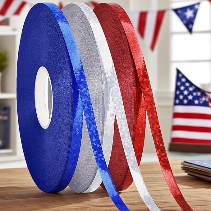 3 Rolls Sparkling Curling Ribbon - Image 2