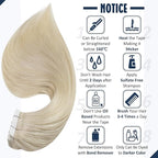 Full Shine Tape in Hair Extensions 24 Inch Tape in Color 60 Blonde Double Sided Hair Extensions Seamless Real Human Hair 20 Pcs 50 Gram Straight Add Length for Women Natural