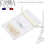Camila Paris CP3525 French Large Hair Clips for Women Thick Hair for Long Wavy Curly Hair, Girls Hair Claw Clips Styling Big Hair Clip for Thick Hair, Strong Hold No Slip Grip Claw Clip Made in France
