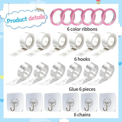 Balloon Arch Garland Kit, 98.5ft Balloon Tape Strips&600 Glue Point Dot - Image 3