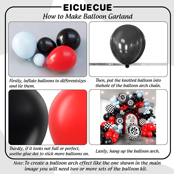 Race Car Balloon Arch Kit - Image 2