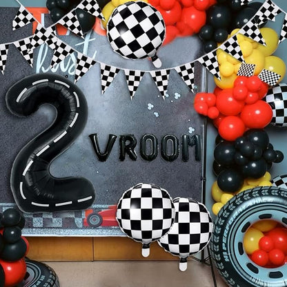 134pcs Balloons Race Car Birthday Party Supplies Decorations - Image 5