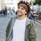 SATINIOR 6 Pcs Spandex Dreadlock Cap Dreadlock Tube Bands Unisex Men Women Elastic Hair Dreads Head Wraps Headbands for Dreads Accessories, 6 Colors(Vivid Color)