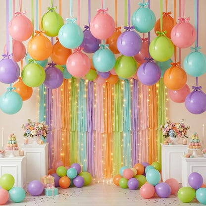 Jenaai 30 Set Pastel Round Foil Balloons Bulk 22 Inch 4d Metallic Giant - Image 7