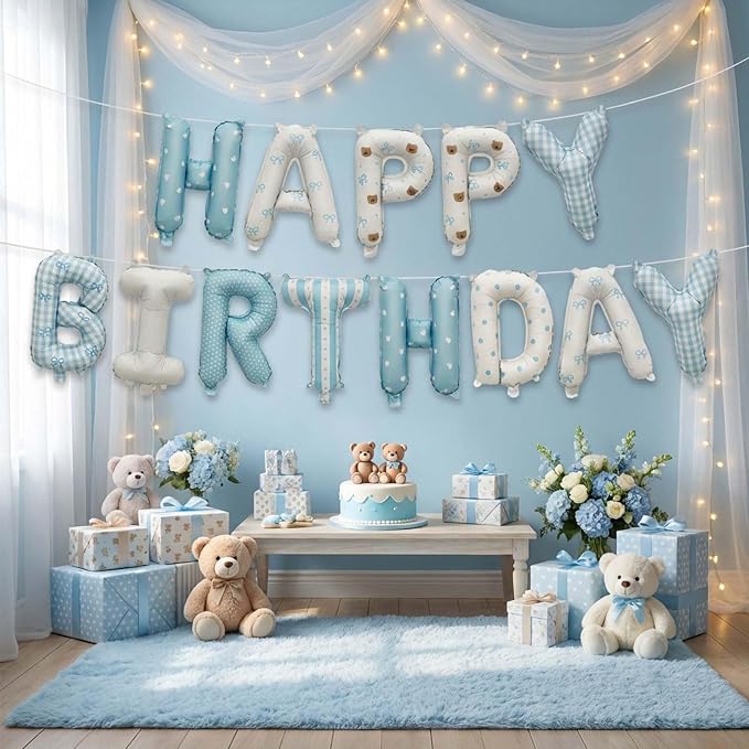 Happy Birthday Balloon Banner - Image 4