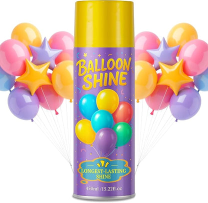 Balloon Shine Spray for Party : 15 oz Balloons Spray Silicone | Christmas by BERIOVE