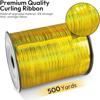 500 Yards Curling Ribbon for Gift Wrapping, 3/16" Balloon String for Christmas - Image 2