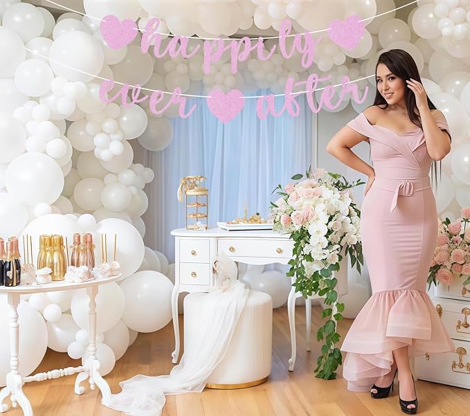 Pre-Strung Happily Ever After Banner - Image 5