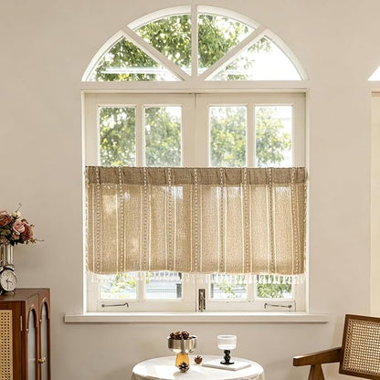 Sutuo Home Boho Curtains Valance 18 inch - Image 3