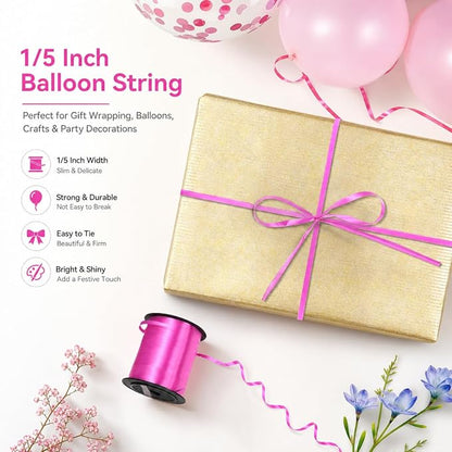 12 Roll 9000ft Curling Ribbons, 1/5 Inch Balloon String - Image 5